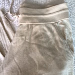 Lululemon lounge cream color pants size 12